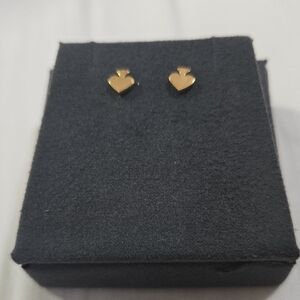 Kate Spade Gold Spade Stud Earrings - Women's Jewelry